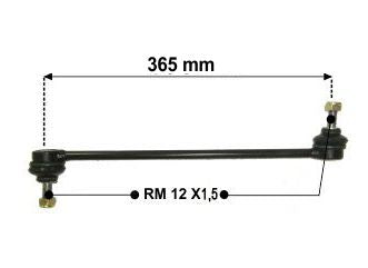 BIELETAS DE SUSPENSION TOYOTA COROLLA 08/14/RAV 4 06/13 DELANTERA LARGO 360MM - RM 12X1.25_