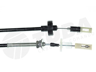 CABLES DE EMBRAGUE LIVIANOS VOLKSWAGEN CARAT/QUANTUM/SANTANA 2.0 91/00 HORQUILLA PLASTICA - LARGO 940 MM_