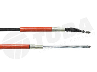 CABLES FRENO DE MANO LIVIANOS MERCEDES BENZ MB 180 FRENO TRASERO DERECHO/IZQUIERDO A CAMPANA - LARGO 1460 MM_