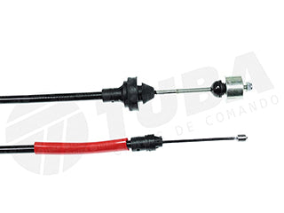 CABLES DE EMBRAGUE LIVIANOS RENAULT LOGAN/SANDERO 1.6 8V K7M 04/.. CON UN CONTRAPESO - LARGO 1150 MM_