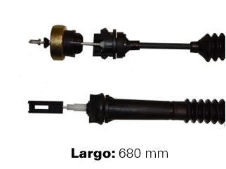 CABLES DE EMBRAGUE LIVIANOS PEUGEOT 306 1.8 XU7J9/PARTNER DIESEL 97/.. CAJA BE3-REGULAC AUTOMATICA CON CONTRAPESO-LARGO 680MM -