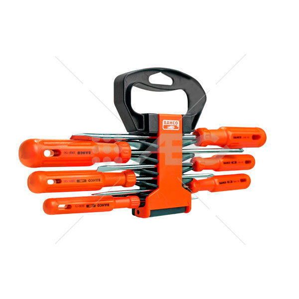 SET DE SEIS DESTORNILLADORES EN SOPORTE PLASTICO: 3155-125 BAHCO 3000/6H