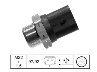 BULBOS TEMPERATURA ELECTROVENT CHEVROLET S10/BLAZER 2.5 TD MAXION / FIAT REGATA 1.6 85/95_