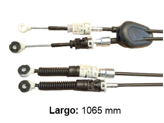 CABLES CAMBIOS - SELECTORA DE CAJA LIVIANOS NISSAN VERSA 1.6 107CV - CABLE CAMBIO DE VELOCIDADES - LARGO 1065MM_