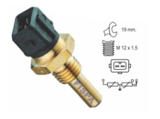 BULBOS TEMPERATURA DE AGUA CHEVROLET CORSA CLASSIC 1.6 MPFI / FIAT UNO 1.6 MPFI_