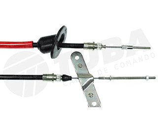 CABLES FRENO DE MANO LIVIANOS VOLKSWAGEN AMAROK 10/.. CABLE ENSAMBLE FRONTAL-PALANCA - LARGO 1460 MM_