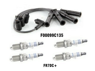 KIT CABLES + BUJIAS RENAULT LOGAN/SANDERO/SYMBOL/CLIO/KANGOO/MEGANE 1.6 8V K7M KIT CABLES Y BUJIAS_