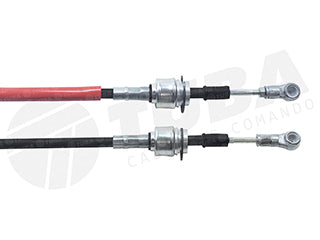 CABLES CAMBIOS - SELECTORA DE CAJA LIVIANOS FIAT PALIO/SIENA FASE I 1.3 16V FIRE 01/03 SELECCION - ROTULA CHICA - LARGO 1000 MM_