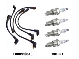 KIT CABLES + BUJIAS FIAT UNO 1.4 KIT CABLES Y BUJIAS_