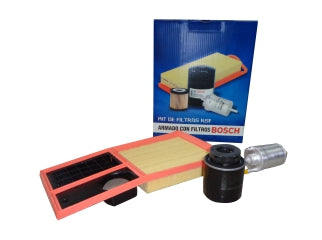 KIT FILTROS VOLKSWAGEN POLO V 1.6 MPI CLSA 15/17_