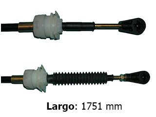 CABLES CAMBIOS - SELECTORA DE CAJA LIVIANOS FORD ECOSPORT 1.6-1.4 TDCI 4X2 03/09 SELECCION - CABLE LARGO - LARGO 1751 MM_