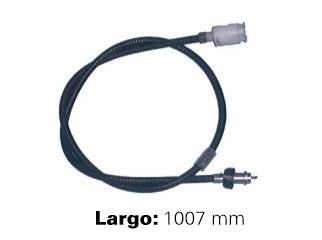 CABLES VELOCIMETRO LIVIANOS FIAT 147/SPAZIO/FIORINO SIN GUARDAPOLVO - LARGO 980 MM - CON ACOPLE CORREDIZO Y ROSCA M18_