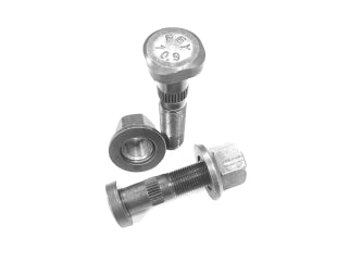 BULONES Y TUERCAS DE RUEDA PESADOS FORD CARGO 914/915 / MERCEDES BENZ 710 CONJUNTO BULON Y TUERCA DELANTERO/TRASERO 18X81 P 1.50 - PACK X15