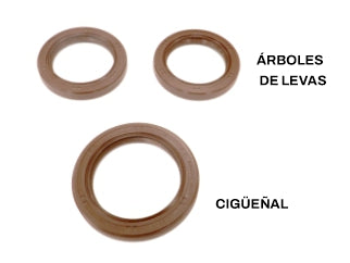 RETENES DE DISTRIBUCION KITS PEUGEOT/CITROEN 2.0 16V EW10J4/EW10J4S RETENES CIGUENAL Y ARBOLES DE LEVAS_