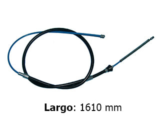 CABLES FRENO DE MANO LIVIANOS VOLKSWAGEN SURAN 06/.. FRENO TRASERO DERECHO/IZQUIERDO - LARGO 1610 MM - FREMEC 3835_