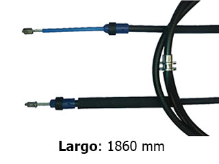 CABLES FRENO DE MANO LIVIANOS RENAULT DUSTER OROCH 16/.. FRENO TRASERO DERECHO/IZQUIERDO A CAMPANA - LARGO 1860 MM - FREMEC 4386_