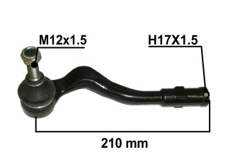 ROTULAS DE SUSPENSION AUDI A4/A5/Q5 08-15 EXTREMO DE DIRECCION DERECHO - RH 16X1.5_