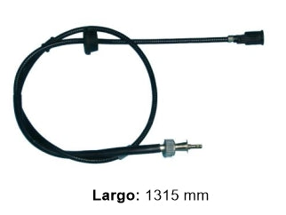 CABLES VELOCIMETRO LIVIANOS TOYOTA HILUX 4X2 01/05 CON ACOPLE PLASTICO Y TUERCA M22 - LARGO 1315 MM - FREMEC 1815_