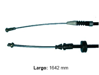 CABLES APERTURA CAPOT LIVIANOS FIAT PALIO/SIENA/STRADA 09/.. SIN MANIJA - LARGO 1642 MM_