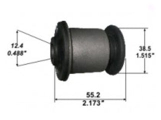 BUJES DE SUSPENSION LIVIANOS FORD ECOSPORT/FIESTA/KA BUJE PARRILLA DELANTERA_