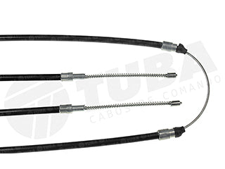 CABLES FRENO DE MANO LIVIANOS FORD GALAXY 91/.. FRENO ENTRE RUEDAS - LARGO 2590 MM_