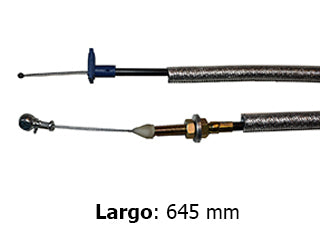 CABLES DE ACELERADOR PESADOS MERCEDES BENZ 710 PLUS TRAMO CAJA PEDAL - SISTEMA MULTIFUNCION - LARGO 645 MM_