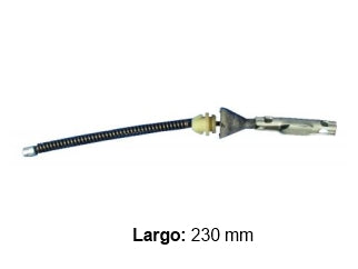 CABLES FRENO DE MANO LIVIANOS FORD FOCUS 01/.. FRENO TRASERO A CAMPANA - EXTENSION - LARGO 230 MM - FREMEC 3121_