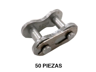 UNION DE CADENAS DE TRANSMISION MOTOS UNION DE CADENA 520H / HONDA CBX 250 TWISTER/TORNADO / MOTOMEL SKUA 250 / BAJAJ NS 200 - PACK X50