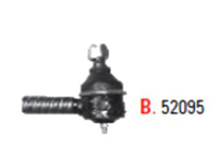 EXTREMOS DE DIRECCION LIVIANOS IKA JEEP EXTREMO IZQUIERDO - LARGO 80 MM - ROSCA MACHO 11/16X16H_