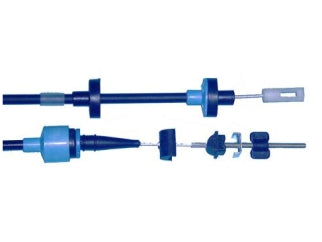 CABLES DE EMBRAGUE LIVIANOS VOLKSWAGEN GOL 1.6 - 1.9 D HORQUILLA FORJADA  -  LARGO 985 MM_