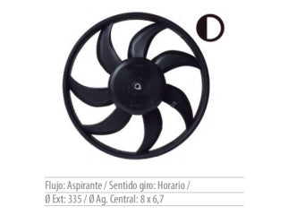 HELICES CHEVROLET CLASSIC 1.4 8V 10/.._