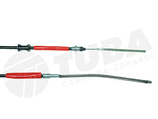 CABLES FRENO DE MANO LIVIANOS CHEVROLET C20/D20/SILVERADO 93/96 FRENO TRASERO DERECHO - LARGO 2153 MM_