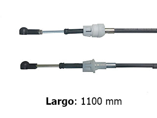 CABLES CAMBIOS - SELECTORA DE CAJA LIVIANOS FIAT PALIO 326/SIENA 1.4 8V MPI FIRE 17/.. CAJA C514 INSERCION - LARGO 1100 MM_