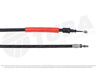 CABLES FRENO DE MANO LIVIANOS PEUGEOT 306 92/.. FRENO TRASERO DERECHO A DISCO - LARGO 1640 MM_