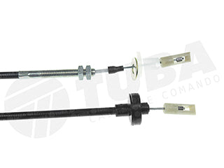 CABLES DE EMBRAGUE LIVIANOS VOLKSWAGEN SAVEIRO 1.6-1.8  AP 89/97 HORQUILLA PLASTICA - LARGO 920 MM_