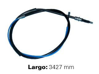 CABLES FRENO DE MANO LIVIANOS VOLKSWAGEN GOLF IV 1.6 8V-1.8-2.0 98/99 FRENO TRASERO DERECHO/IZQUIERDO A DISCO - LARGO 1715 MM - FR