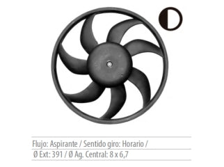 HELICES FIAT PALIO 1.3-1.4-1.7 TD/SIENA 1.6-1.7 TD/QUBO 1.4_