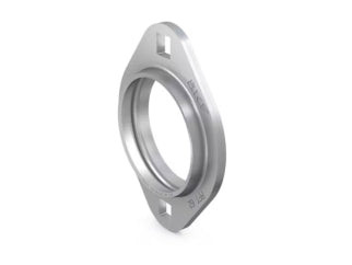 RODAMIENTOS AGRICOLAS SOPORTE DE ACERO CON PESTA¥A OVALADA DIAM 62MM ANCHO 19MM - DIST. DEL CENTRO ENTRE TORNILLOS 90.5MM - PACK X5