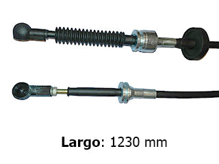 CABLES CAMBIOS - SELECTORA DE CAJA LIVIANOS IVECO DAILY 35S14-40S16-45S14-45S16-55C16 01/.. SELECCION - CABLE CORTO - LARGO 1230 MM _