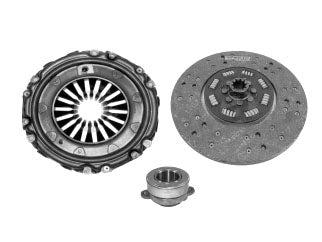 KIT DE EMBRAGUES PESADOS MERCEDES BENZ 1114/1116/1314/1517/1518/1813/1816/2013/2014 OM352 CARCASA ESTAMPADA DIAM 310-10 EST_
