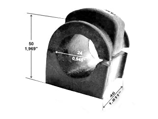 BUJES DE SUSPENSION LIVIANOS FORD ECOSPORT KINETIC DESIGN 2.0 16V BUJE BARRA ESTABILIZADORA DELANTERA GOMA 24 MM_
