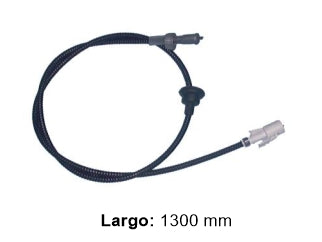 CABLES VELOCIMETRO LIVIANOS VOLKSWAGEN GACEL 1.6 88/.. CON GUARDAPOLVO ACOPLE PLASTICO Y TUERCA M18 - LARGO 1300 MM - FREMEC 166