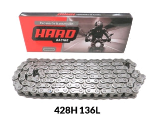 CADENAS DE TRANSMISION MOTOS CADENA TRANSMISION HONDA NXR 125 / MOTOMEL SKUA 150 / CORVEN TRIAX 150_