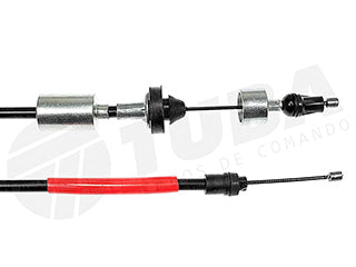 CABLES DE EMBRAGUE LIVIANOS RENAULT CLIO II 1.6 16V K4M CON DOS CONTRAPESOS - LARGO 1000 MM_