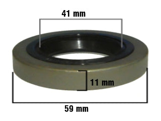 RETENES VARIOS JOHN DEERE DISCOS SEMBRADORA 41X59X11MM_