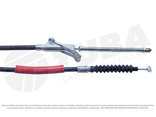 CABLES FRENO DE MANO LIVIANOS TOYOTA HILUX 2.5 95/05 FRENO TRASERO DERECHO - TERMINAL LARGO - LARGO 1910 MM_