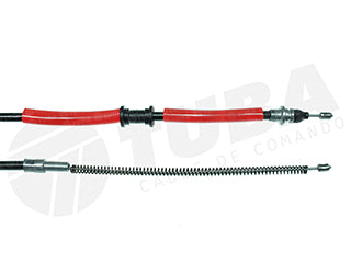 CABLES FRENO DE MANO LIVIANOS CHEVROLET S10/BLAZER/SILVERADO 97/../C10/C20/D20 FRENO TRASERO DERECHO - LARGO 2070 MM_