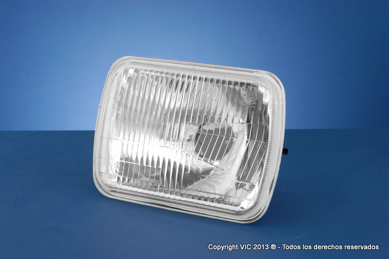 OPTICA VIC 7" RECTANGULAR H4 (646) - FORD F-100/F150 / UNIVERSAL LIVIANOS