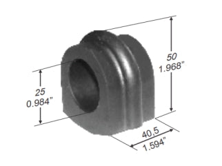 BUJES DE SUSPENSION LIVIANOS NISSAN FRONTIER/XTERRA BUJE BARRA ESTABILIZADORA DELANTERA CENTRAL