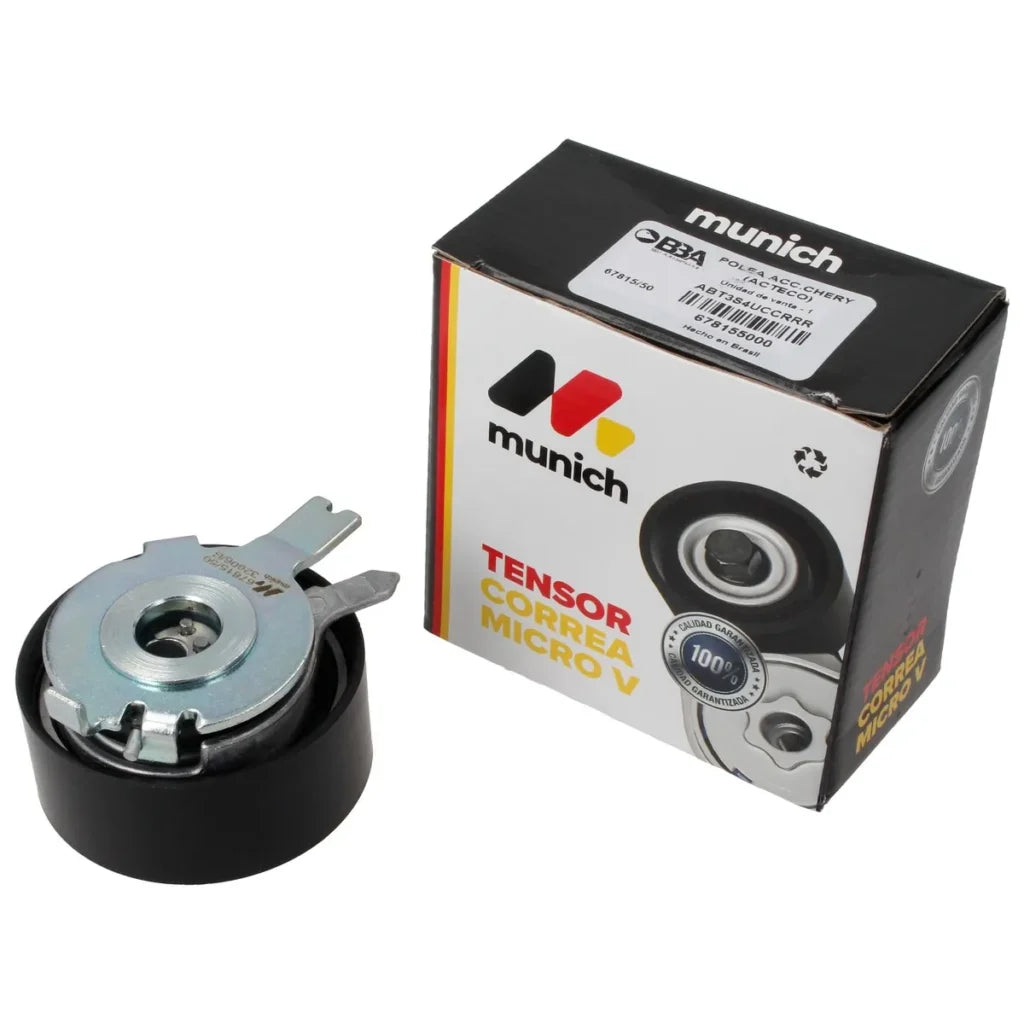 POLEA ACCESORIOS MUNICH CHERY (ACTECO) (POLY V - MICRO V) - DAEWOO CIELO / CHERY FACE / CHERY TIGGO 3